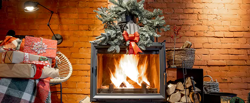 Travis Industries Linear Gas Fireplace Installation in McKeesport, Pennsylvania